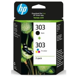 Inktcartridge HP 303 zwart, magenta, cyaan, geel