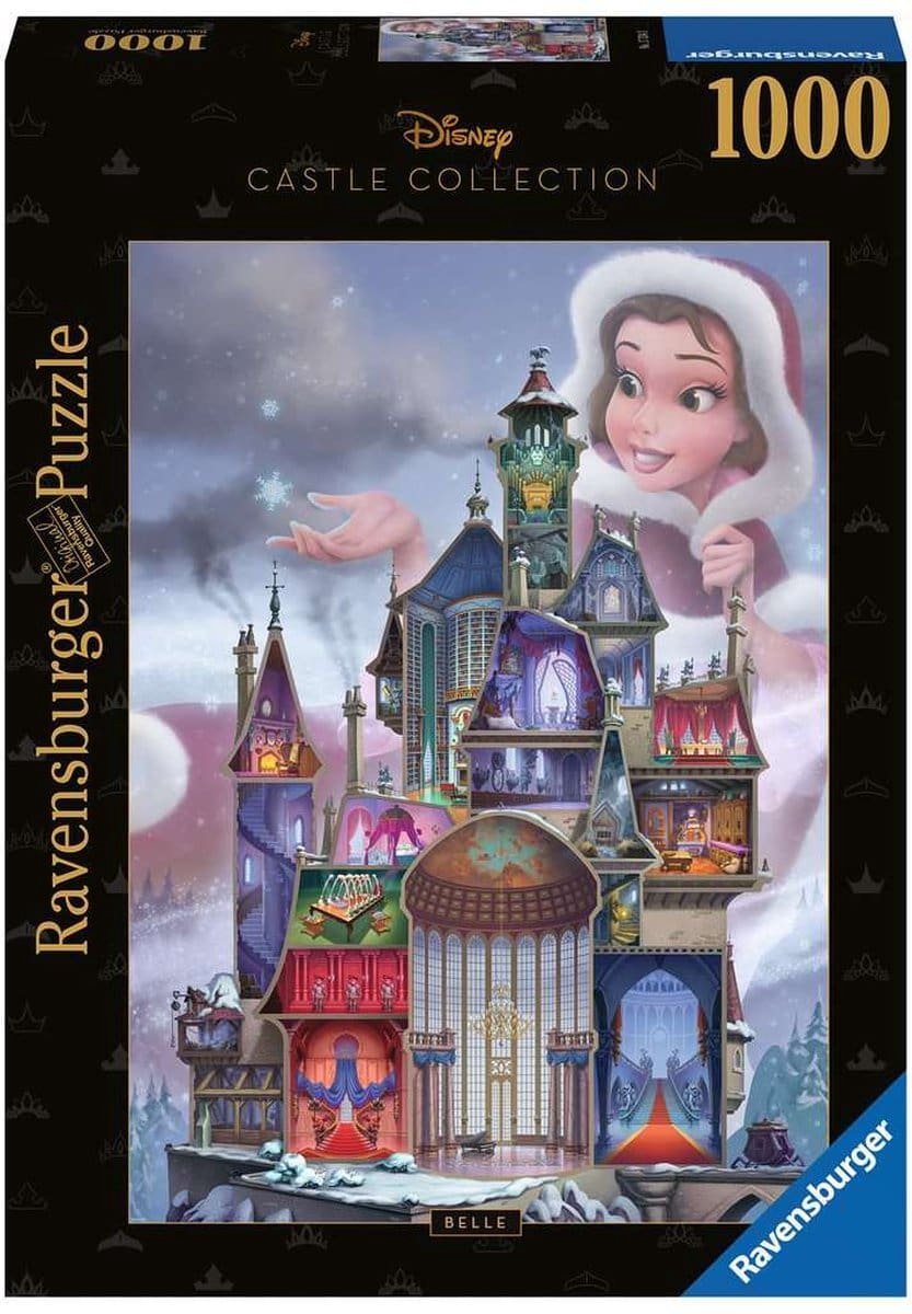 Ravensburger legpuzzel disney castles belle, 1000st.