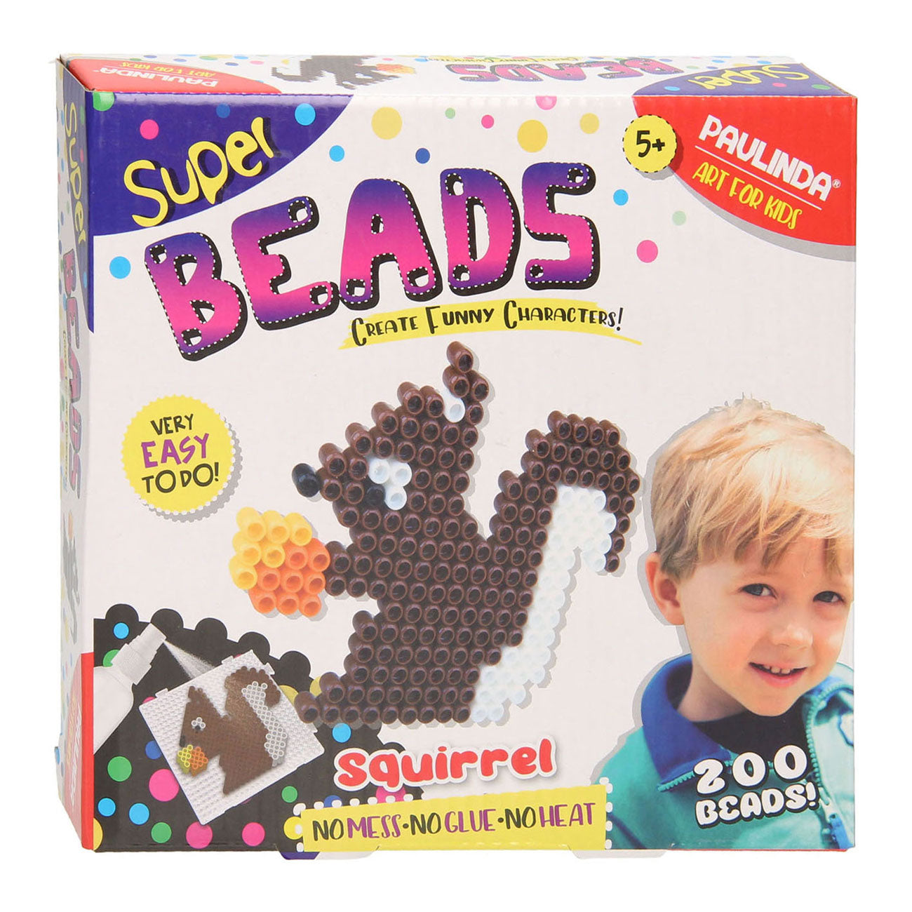 Paulinda Water beads eekhoorn met eikeltje, 200dlg.