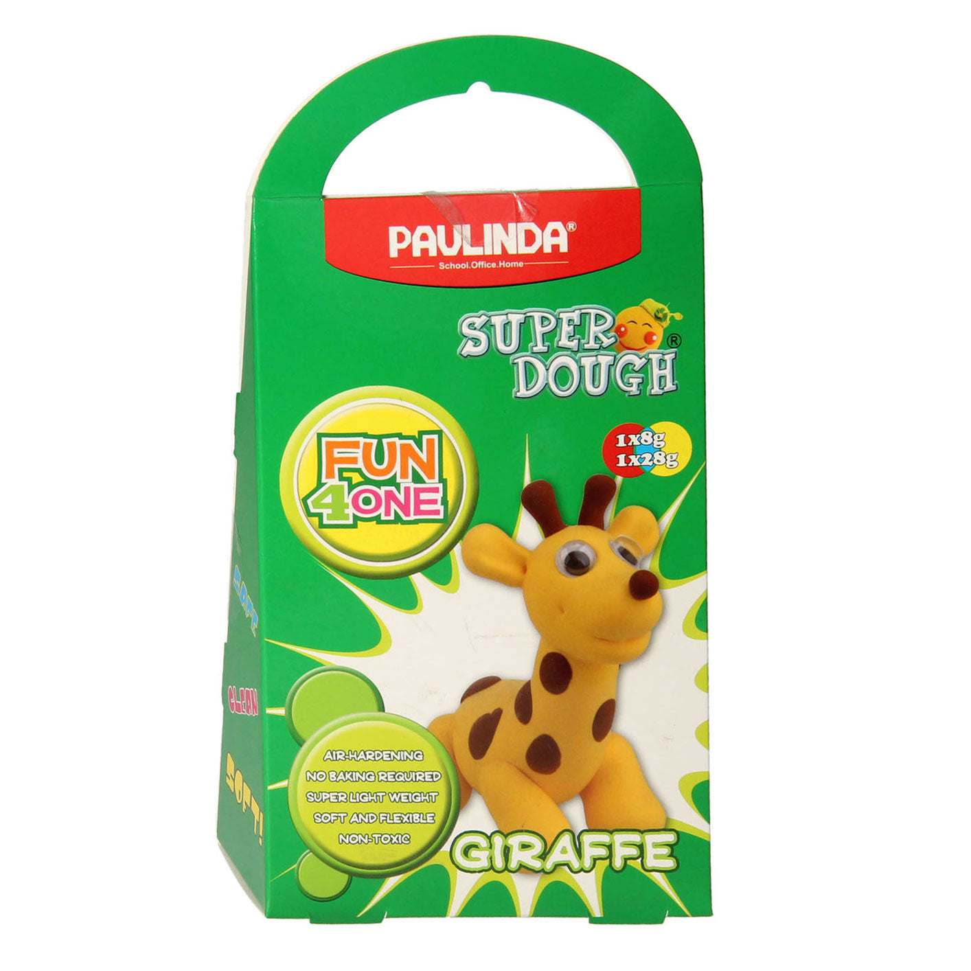 Paulinda Super dough diertje kleien - 2 kleuren klei