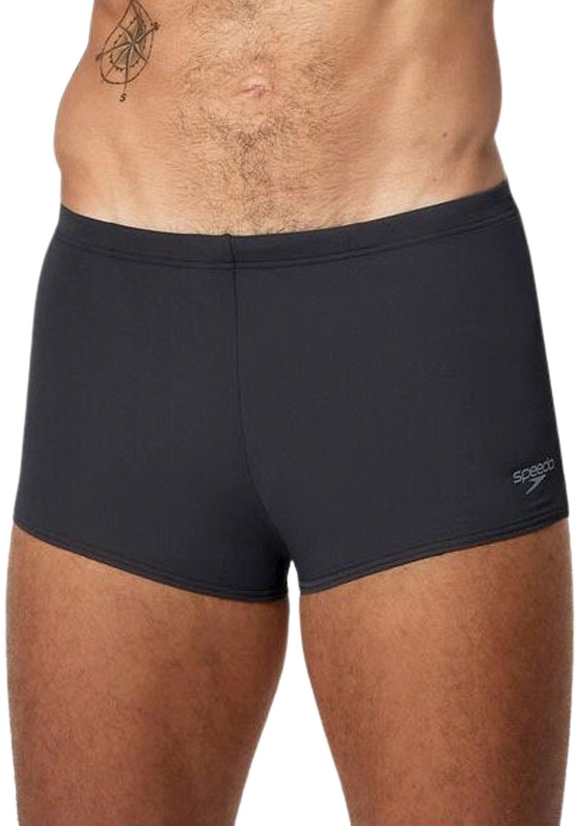 Speedo hyperboom aquashort heren sportzwembroek - zwart grijs