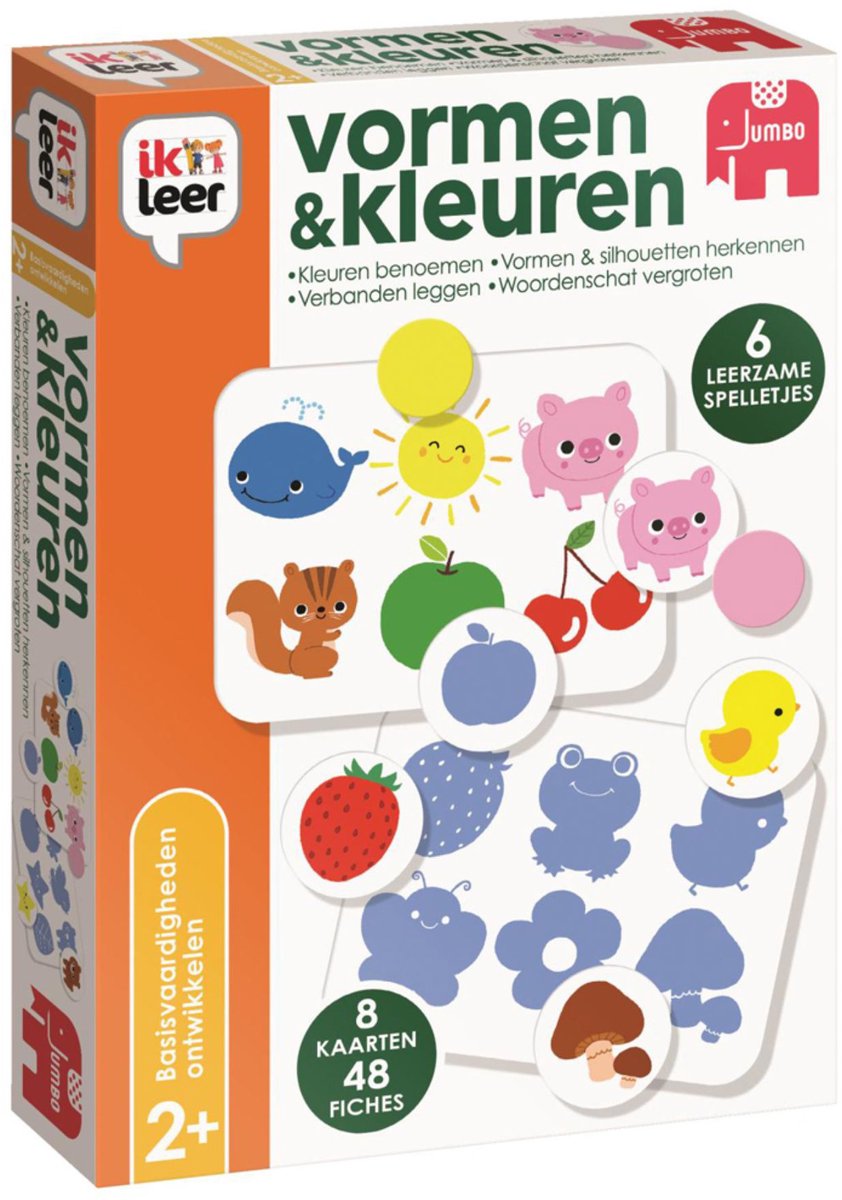 Ik Leer Jumbo - - vormen en kleuren - educatief spel - vanaf 3 jaar