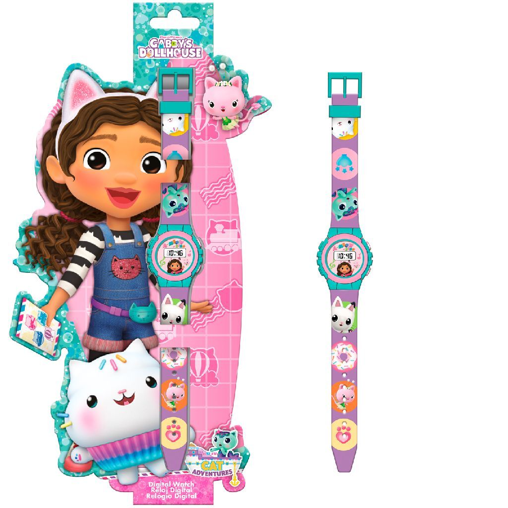 Gabby's Dollhouse Gabby #039;s dollhouse digitaal horloge