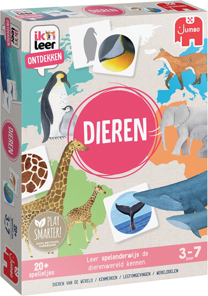 Ik Leer Jumbo ontdekken dieren educatief spel