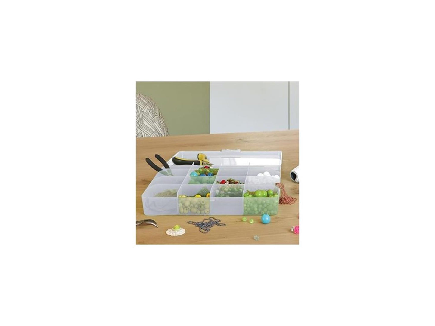 Sunware q-line opbergbox 8vaks 24,5x15cm
