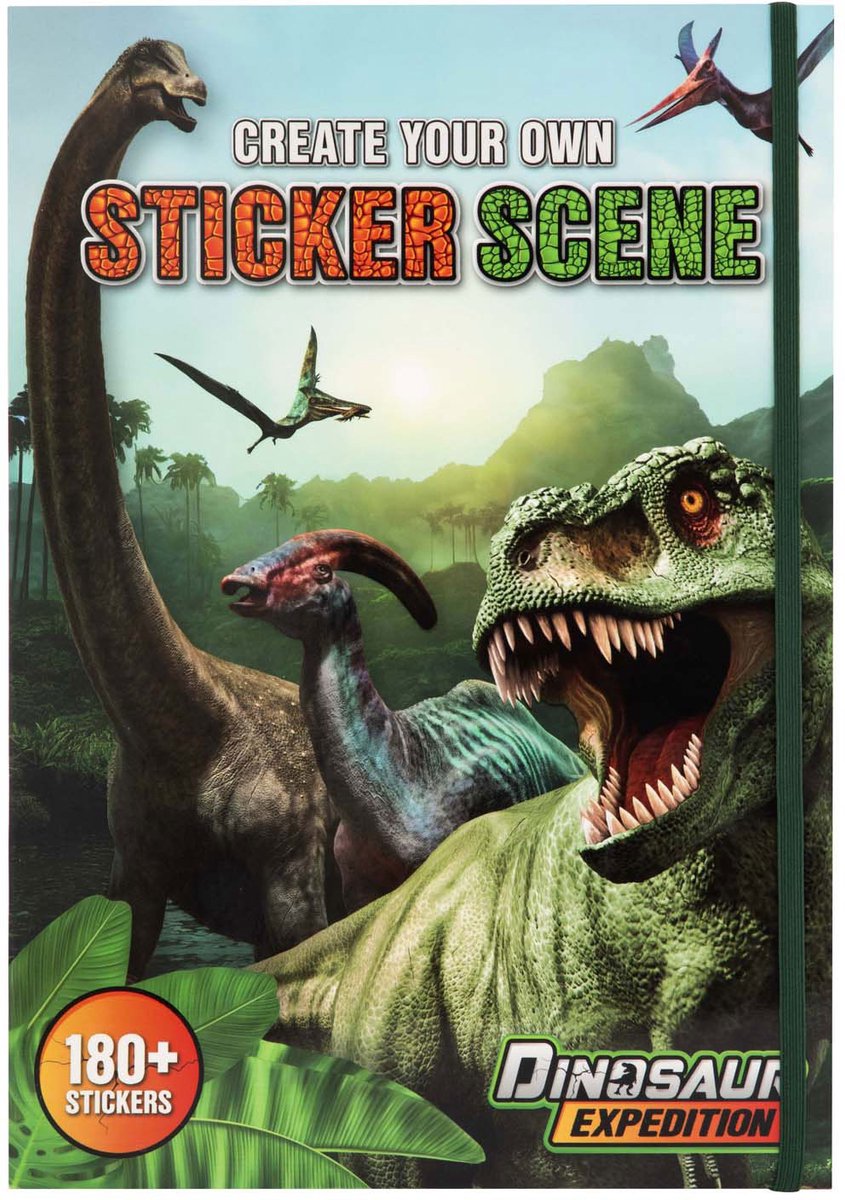 Creative Craft Group Dino stickerboek