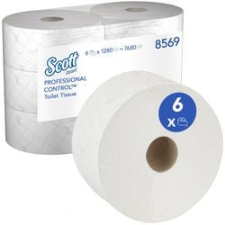 Toilet Tissue Scott Control wit 2 laags