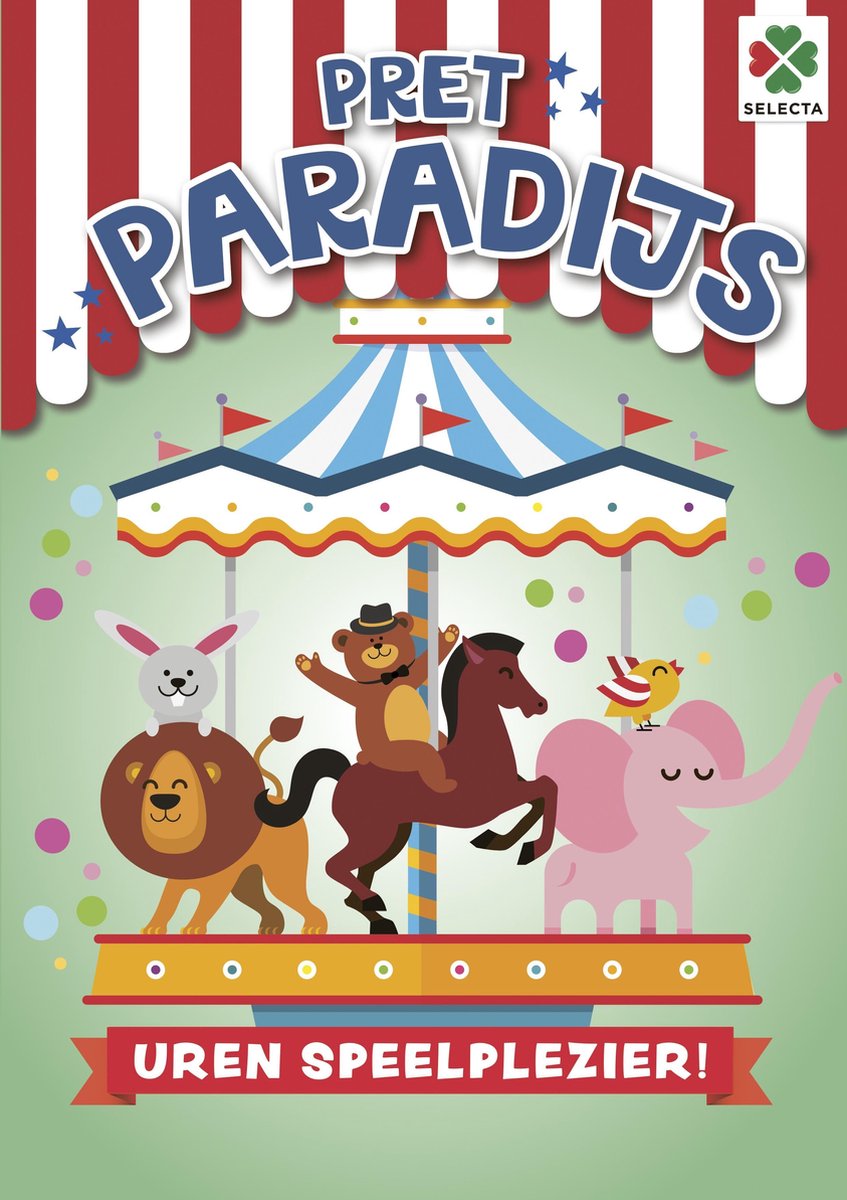 Selecta Tactic pret paradijs doeboek - 48 pagina's - kleur-, puzzel- en activiteitenboek voor kinderen - vanaf 3 jaar