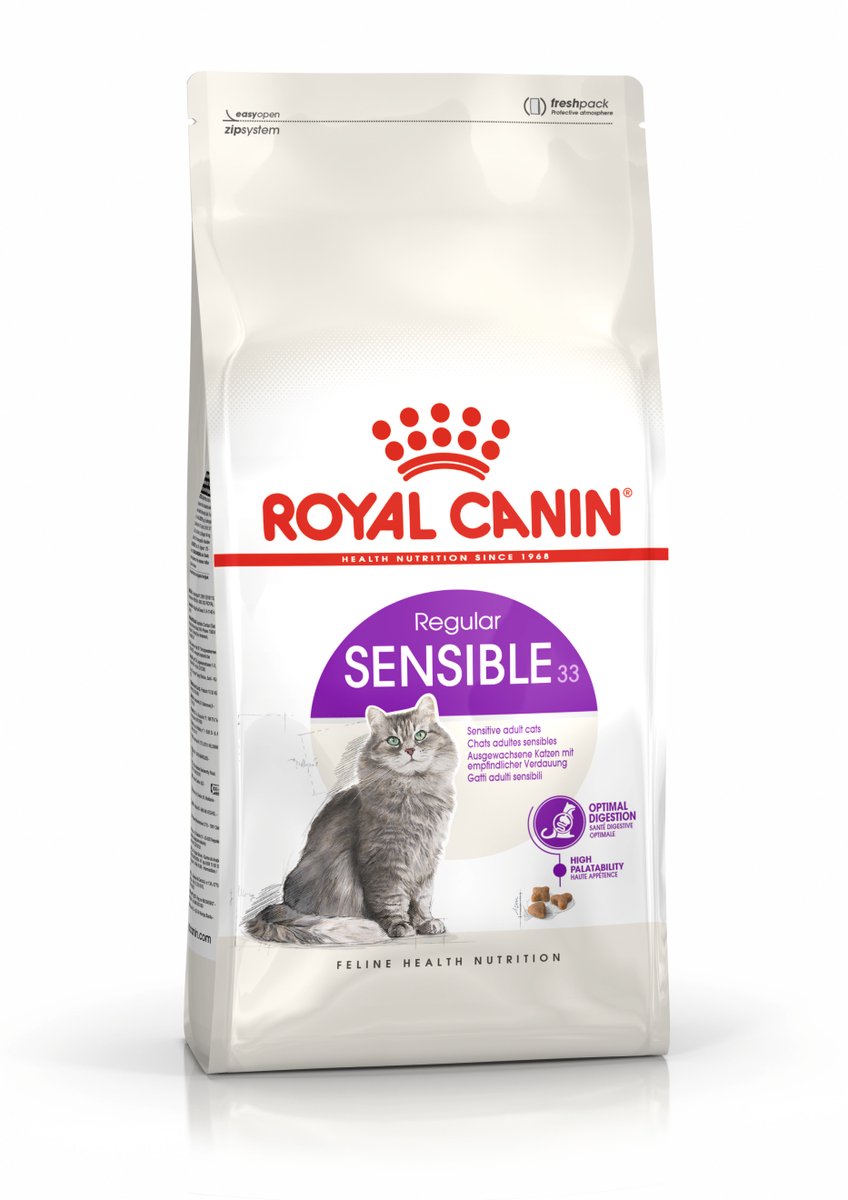 Royal Canin fhn sensible 33 - kattenvoer - hoog verteerbaar - 4 kg