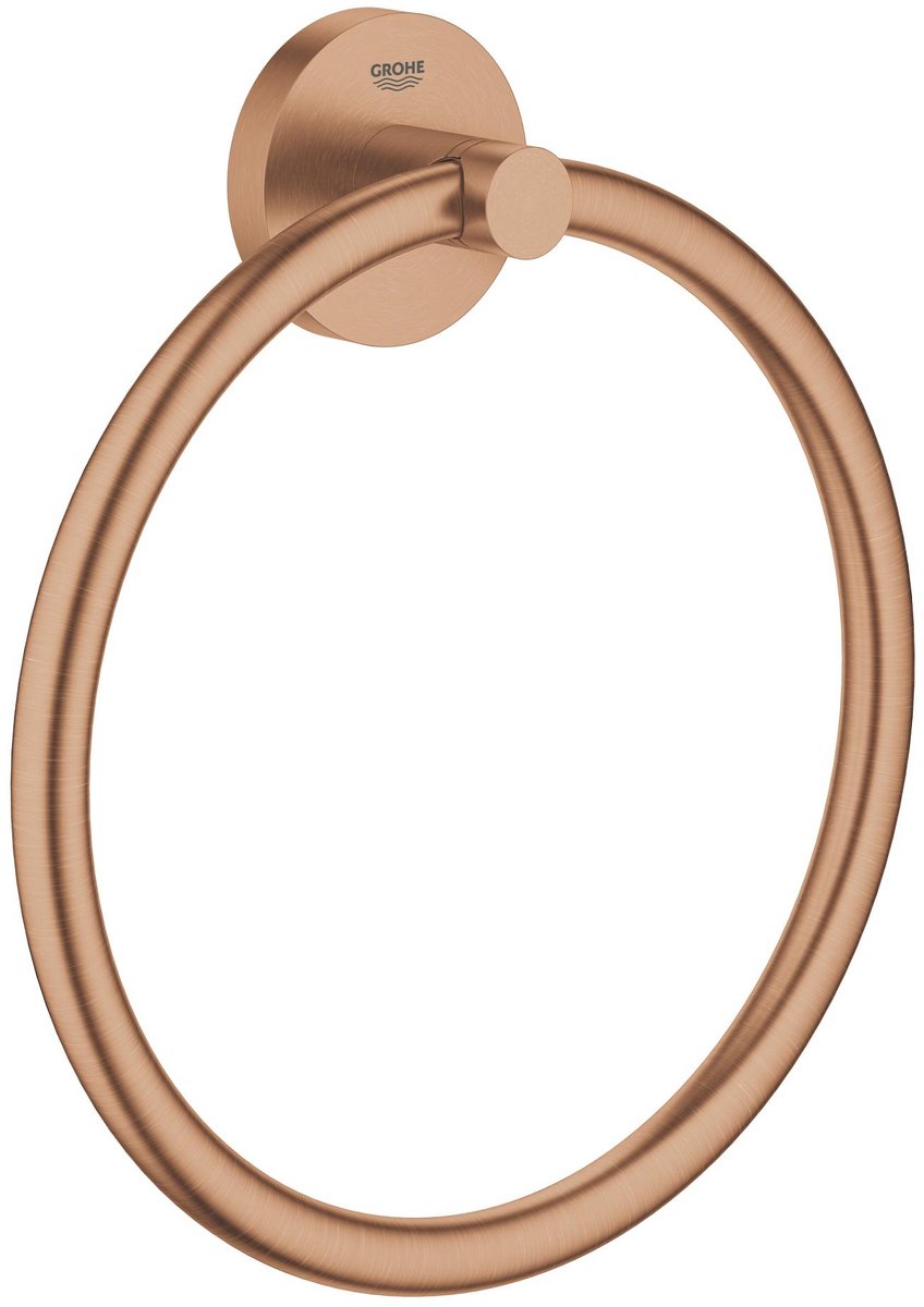 GROHE start handdoekring – wandmontage – schroeven of lijmen – metaal – geborsteld warm sunset