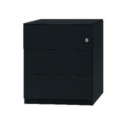 Ladeblok Bisley 3L Basic staal afsluitbaar 420x565x500mm zwart