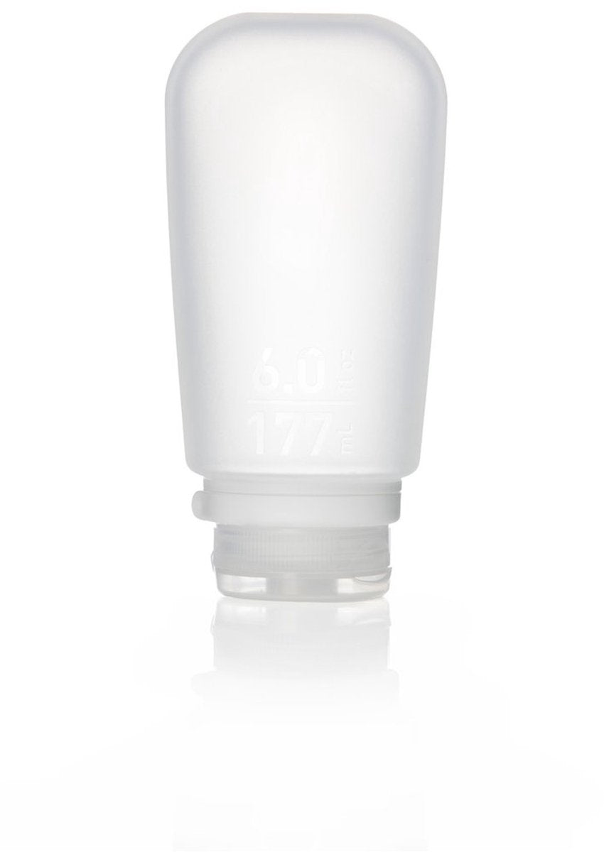 Human Gear - gotoob+ - reisflesje - flacon - herbruikbaar - lichtgewicht - xl - 177ml - clear