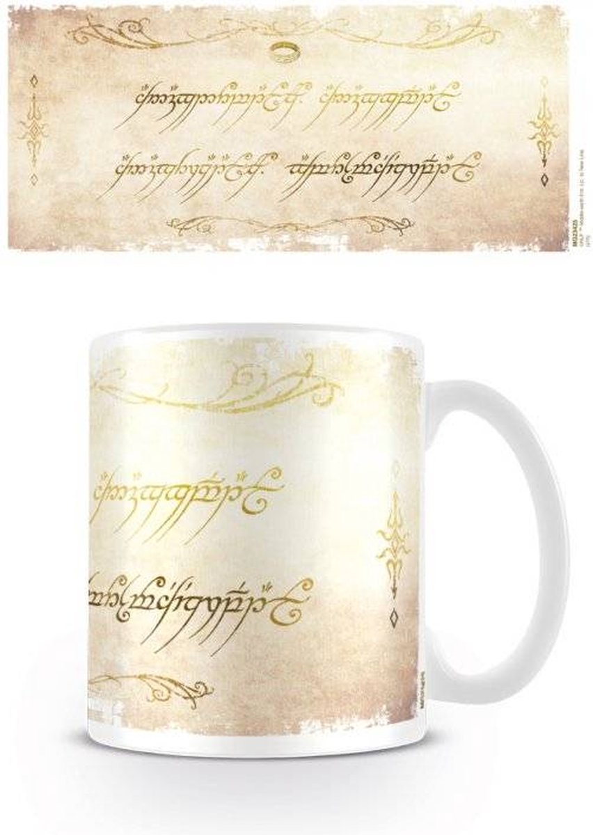 Lord Of The Rings The - ring inscriptiom - mok