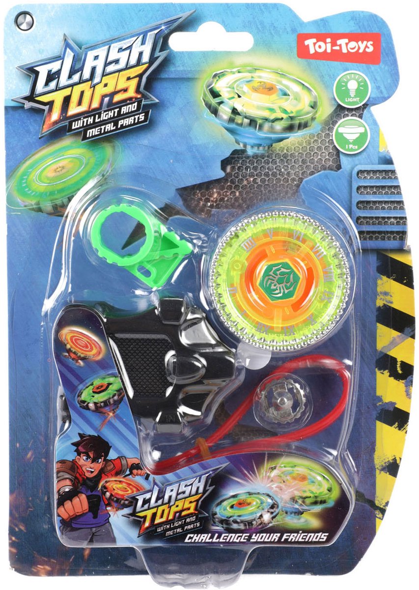 Toi-Toys Metalen tol gyro battle met licht