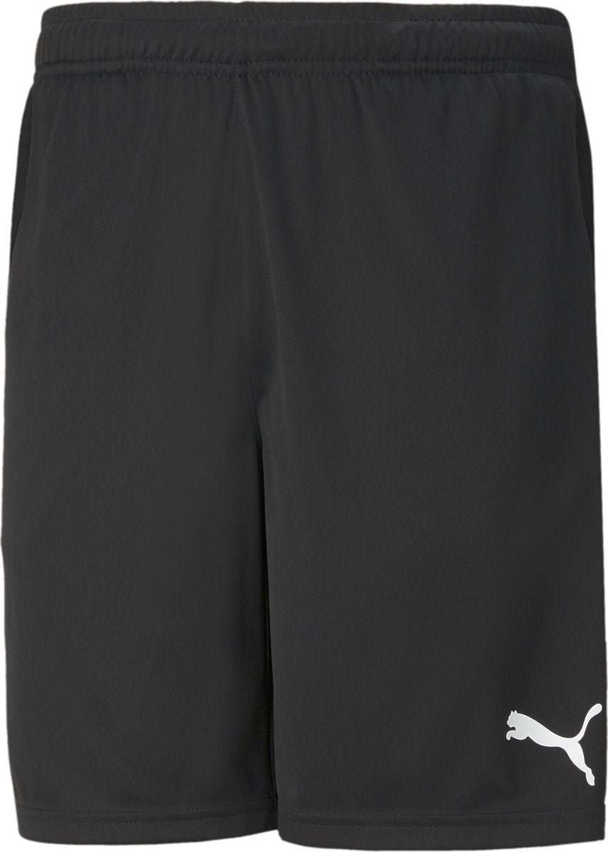 PUMA teamrise training shorts heren sportbroek - black- white