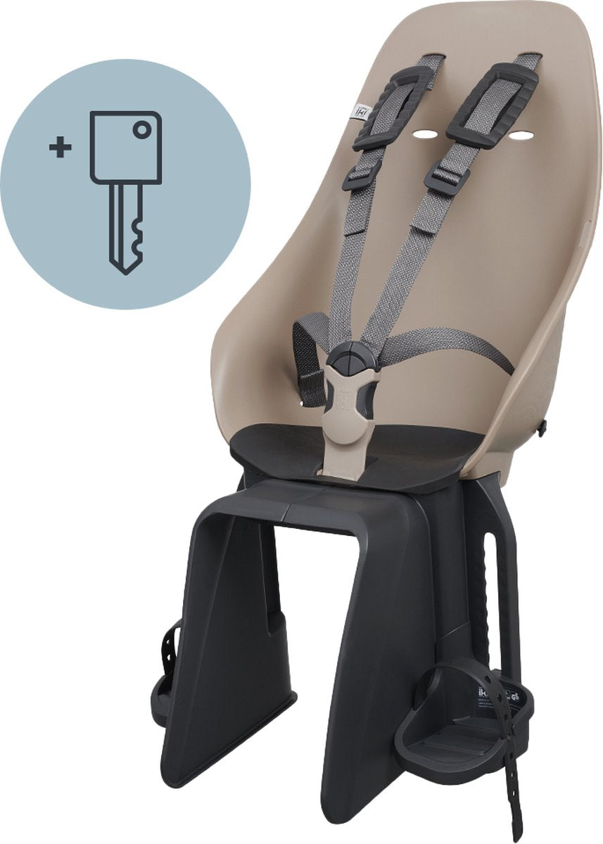 Urban Iki fietsstoeltje achter ta¬–ke dragermontage - inaho beige bincho black