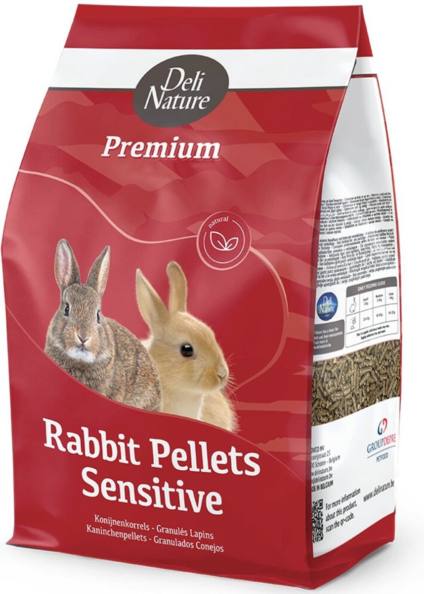 Deli Nature premium konijnenkorrels sensitive 4 kg