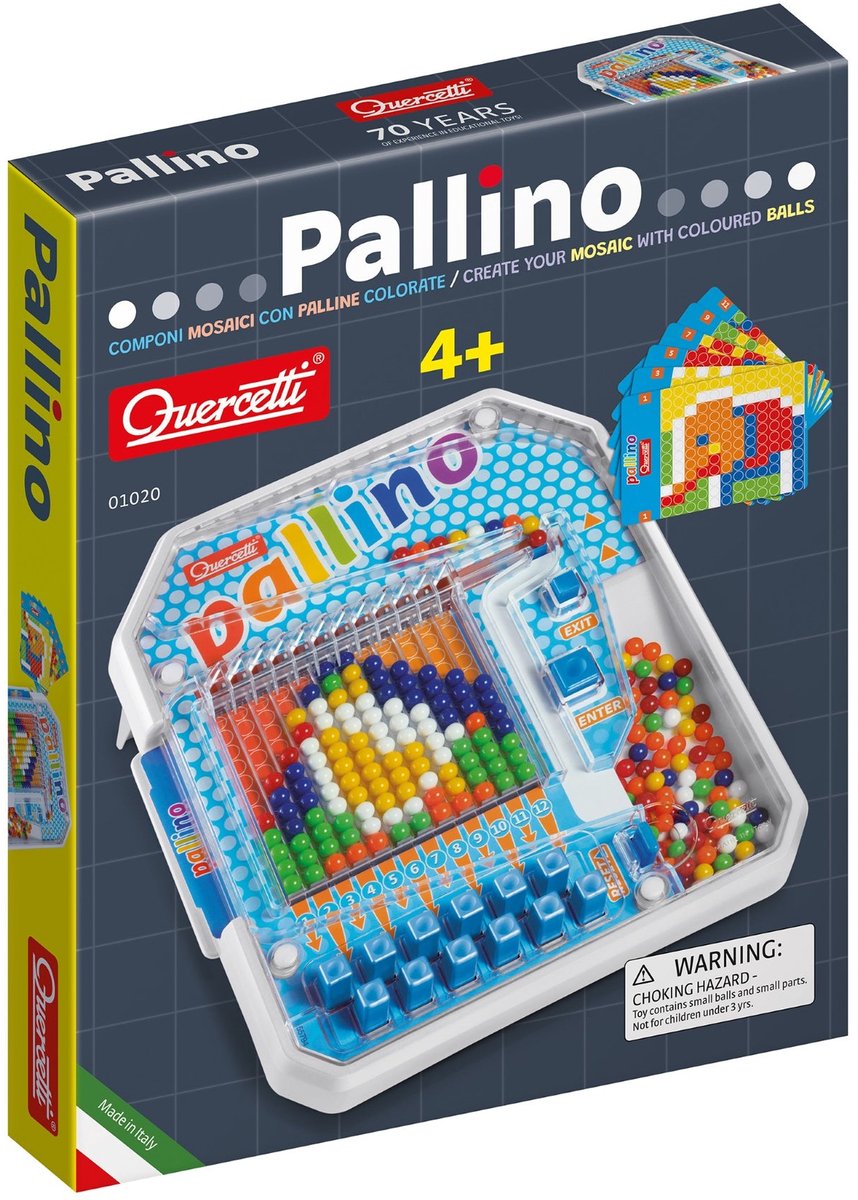 Quercetti pallino vormen en kleuren spel