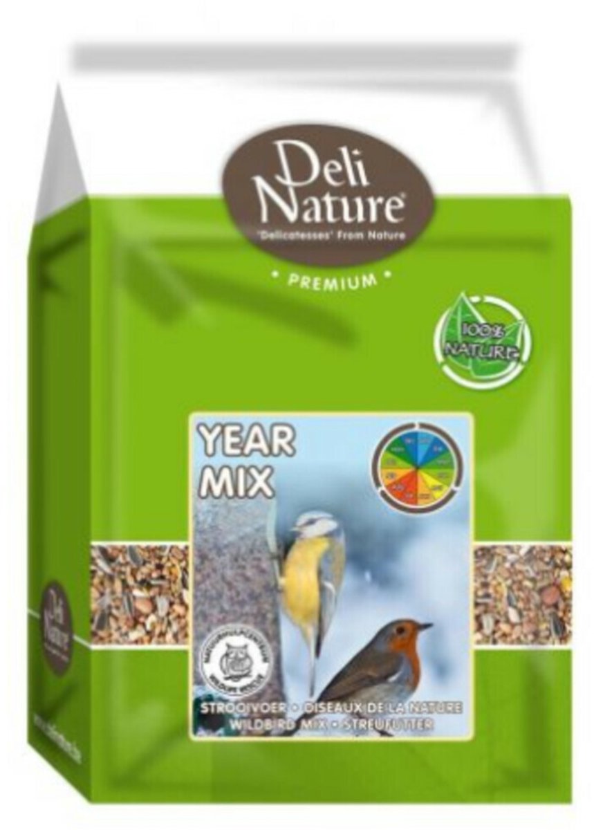Deli Nature strooivoer year mix 4 kg