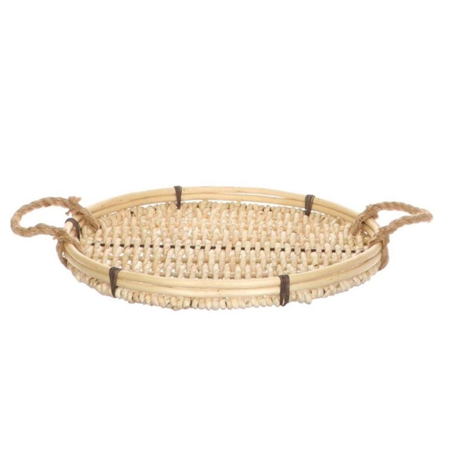 HBX Natural Living Tray herbesco met grepen ã˜35xh4cm