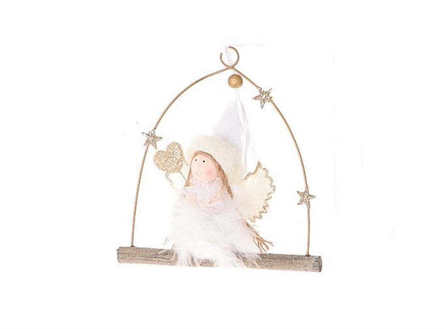 HBX Natural Living Hanger engel ada 15x5xh17,5cm
