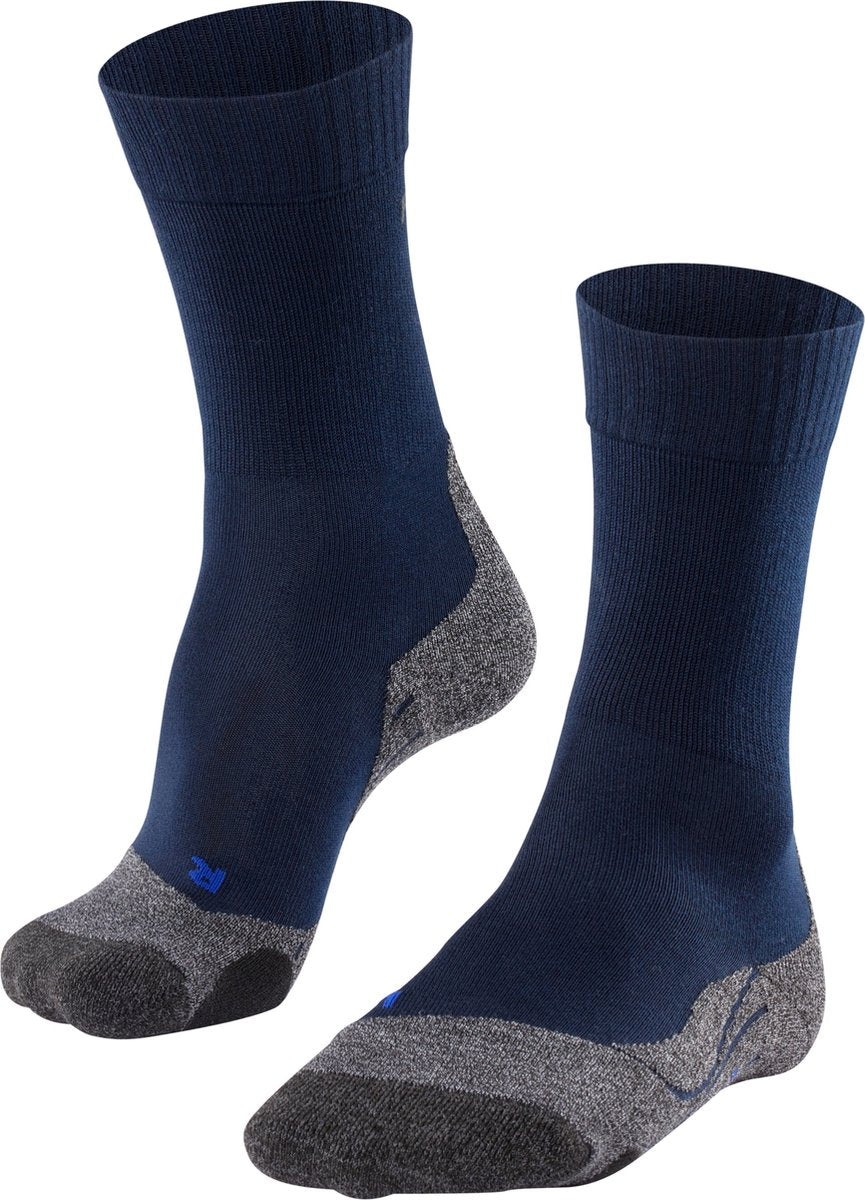 FALKE tk2 cool anti-blaar dik lyocell functioneel materiaal wandelsokken dames blauw - maat 41-42