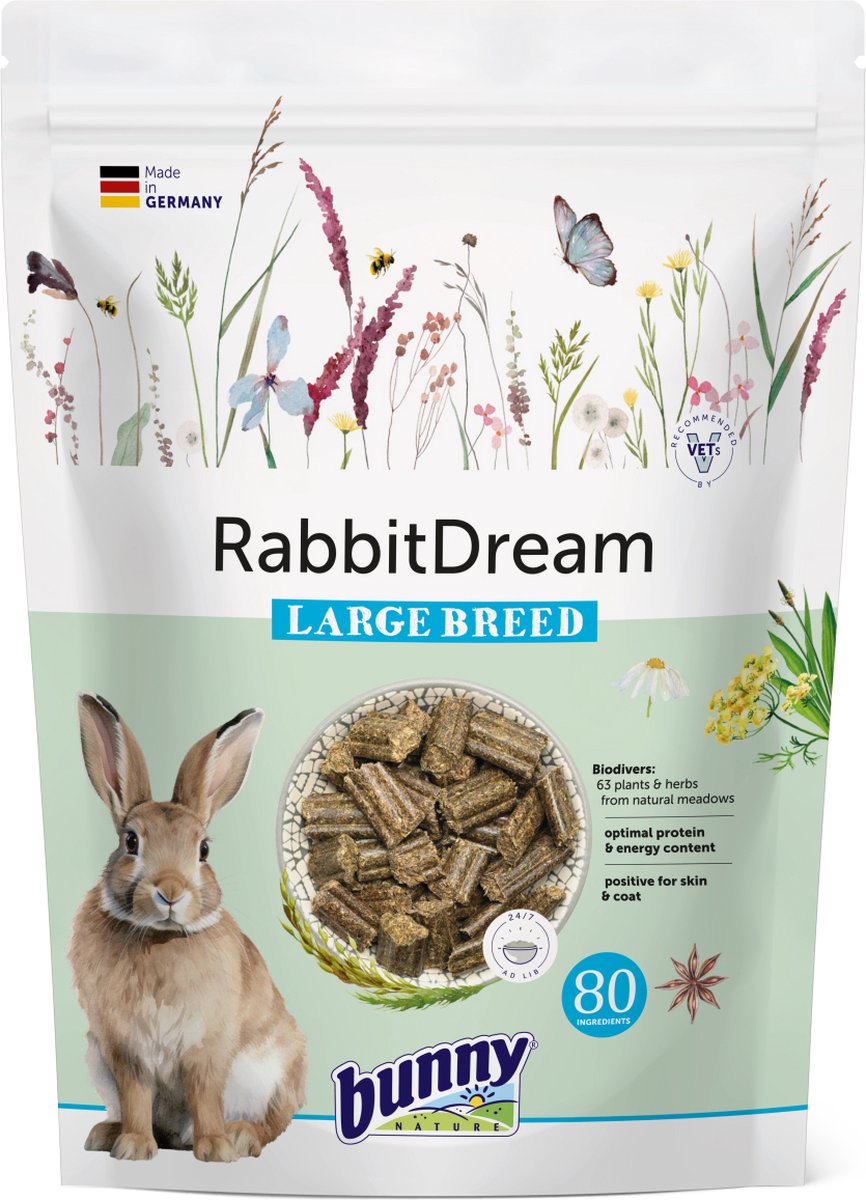 Bunny Nature - konijnendroom - large breed - 1,5kg