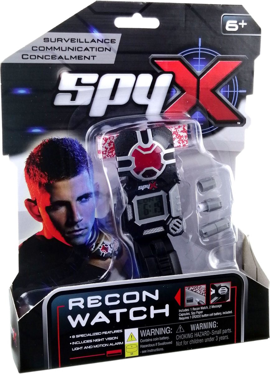SpyX Spionnenhorloge spy2x rec