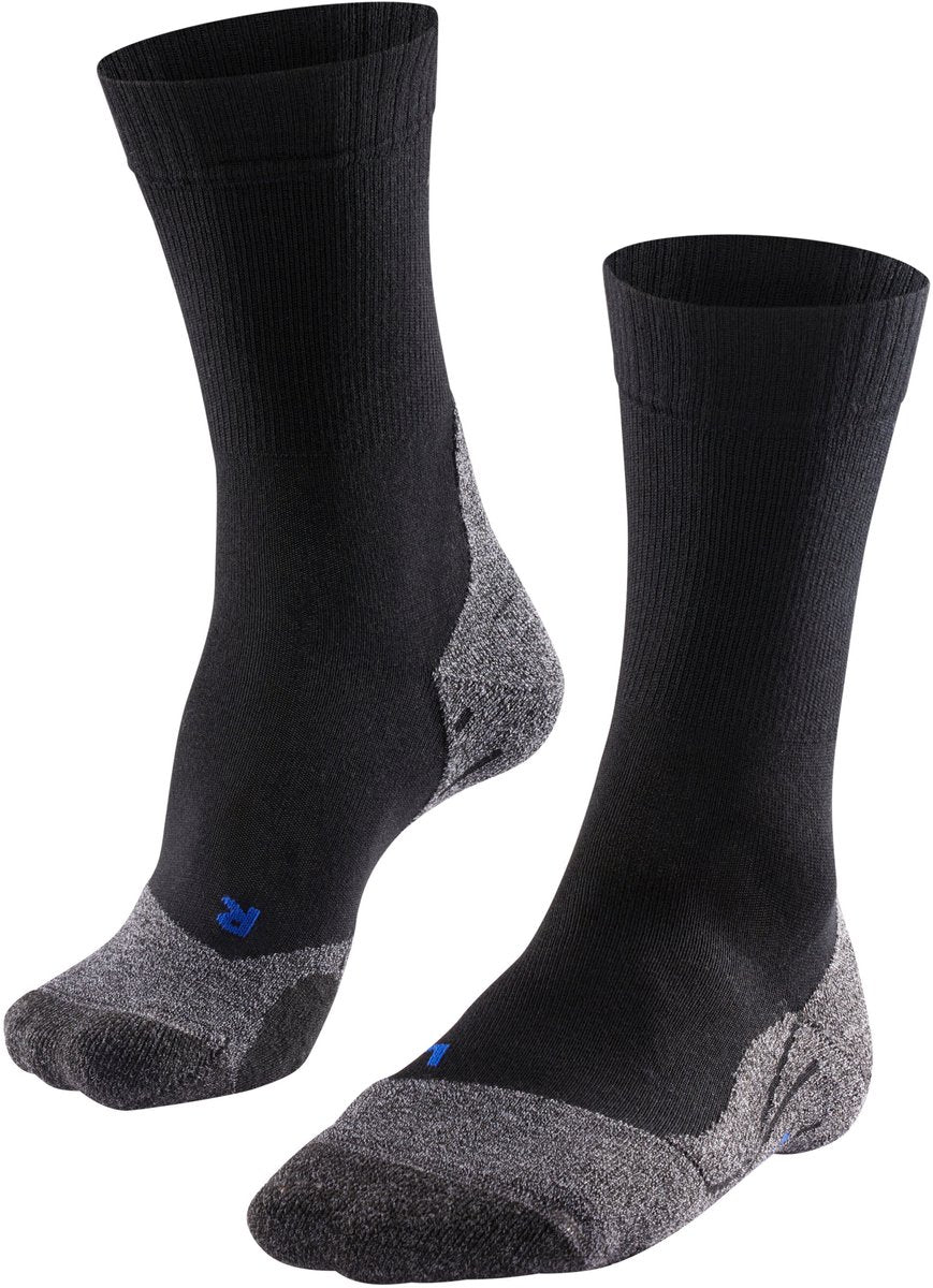 FALKE tk2 cool anti-blaar dik lyocell functioneel materiaal wandelsokken heren zwart - maat 39-41