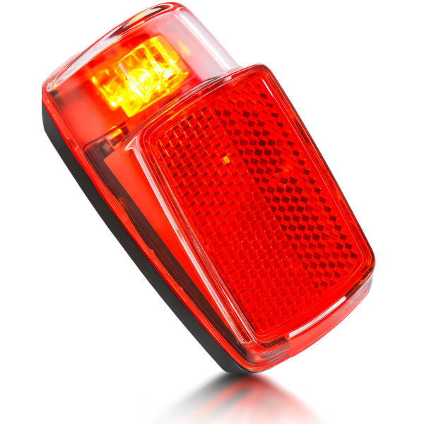 Edge Achterlicht spatbord vida - 1 led - inclusief batterijen (bulk verpakking)