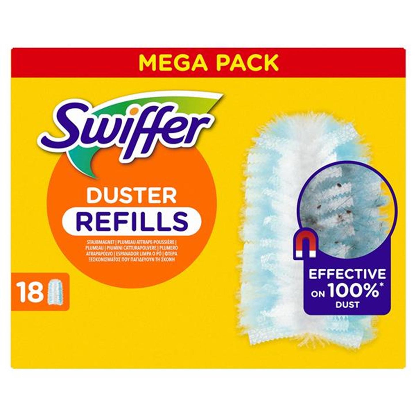 Swiffer duster navulling doos a 18 stuks