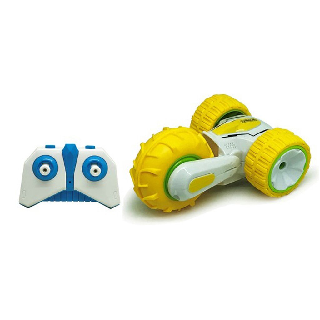 Basic Sinovan rc mini cooi 360 graden stunt racer geel