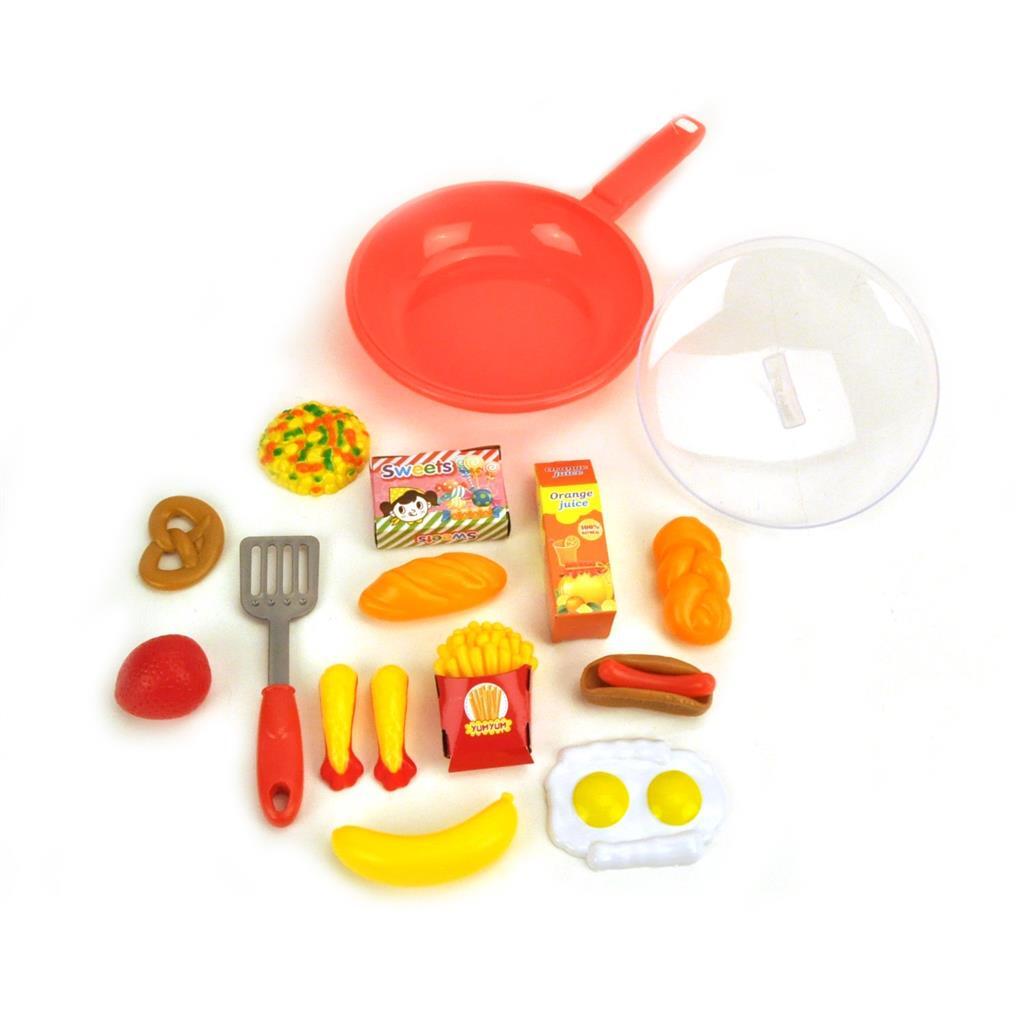 Basic Pan met voedsel