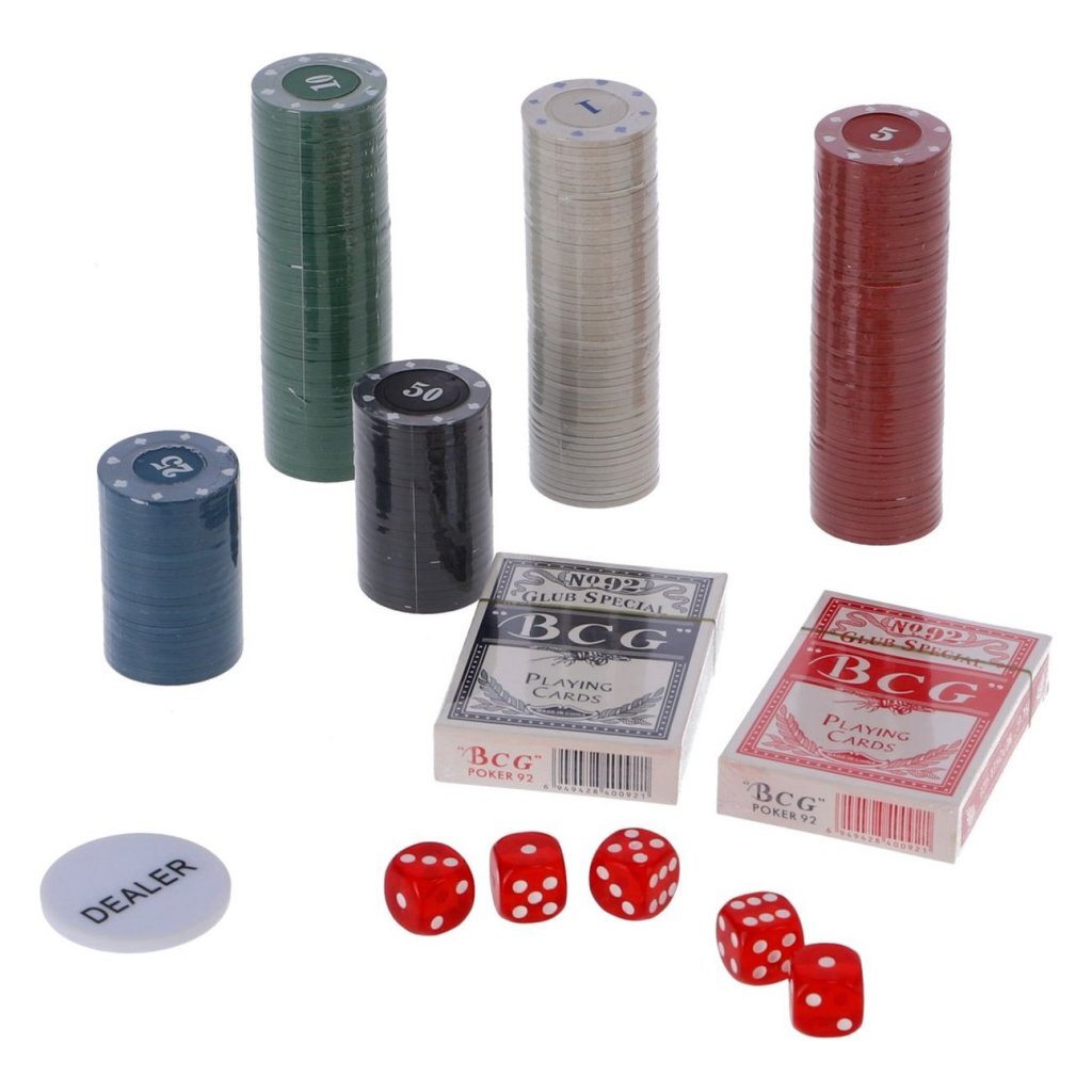 Overige Merken Pokerset in koffer 200-delig aluminium