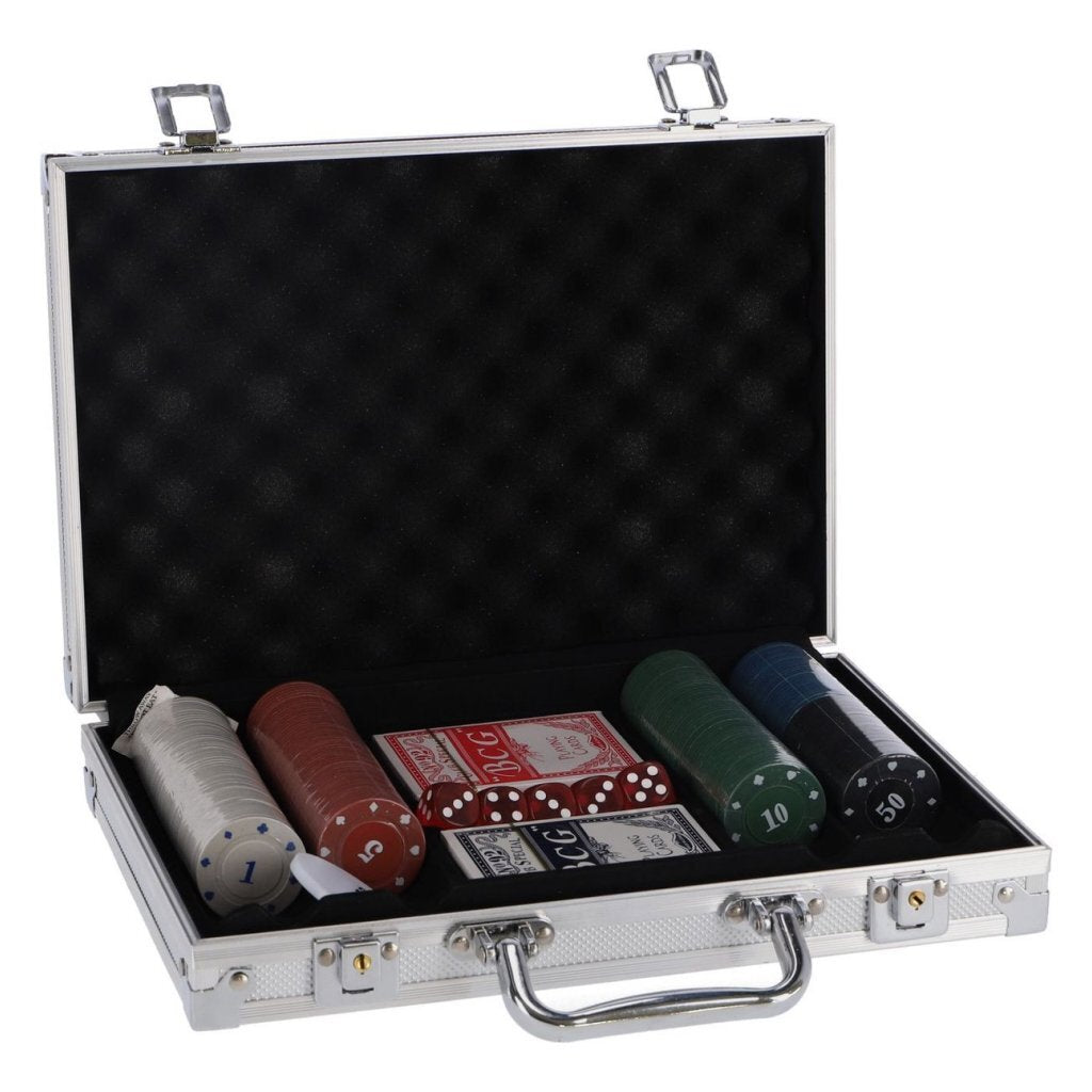Overige Merken Pokerset in koffer 200-delig aluminium