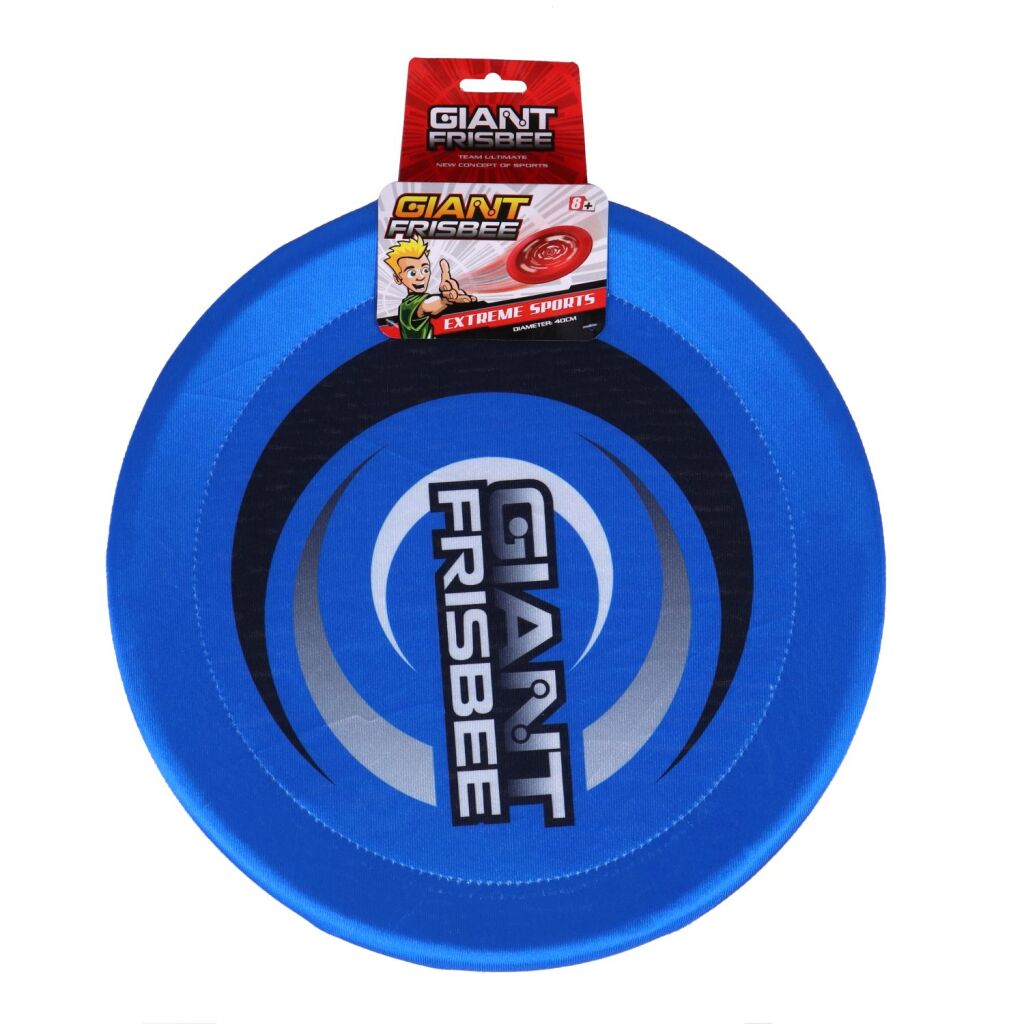 Overige Merken Foam frisbee 40 cm blauw