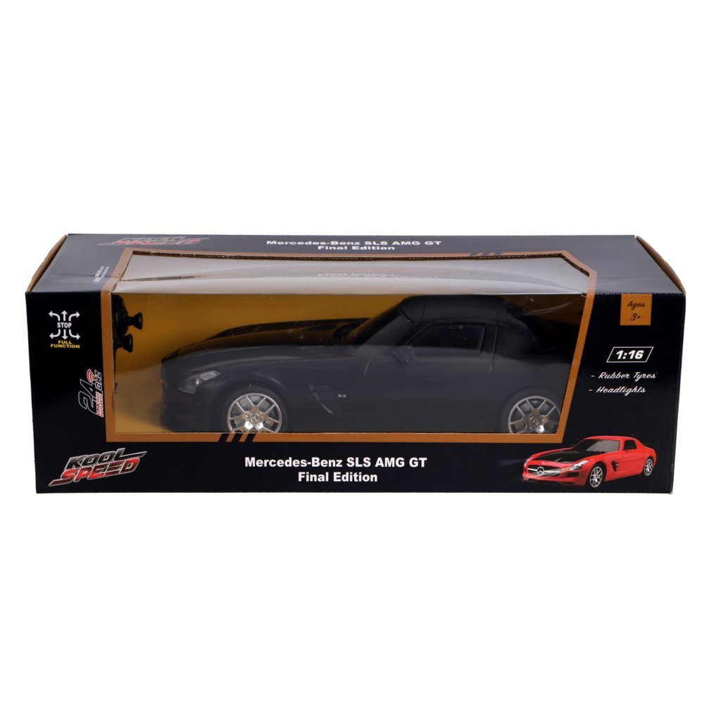Kool Speed Rc mercedes-benz sls amg gt final edition 1:16 + licht zwart