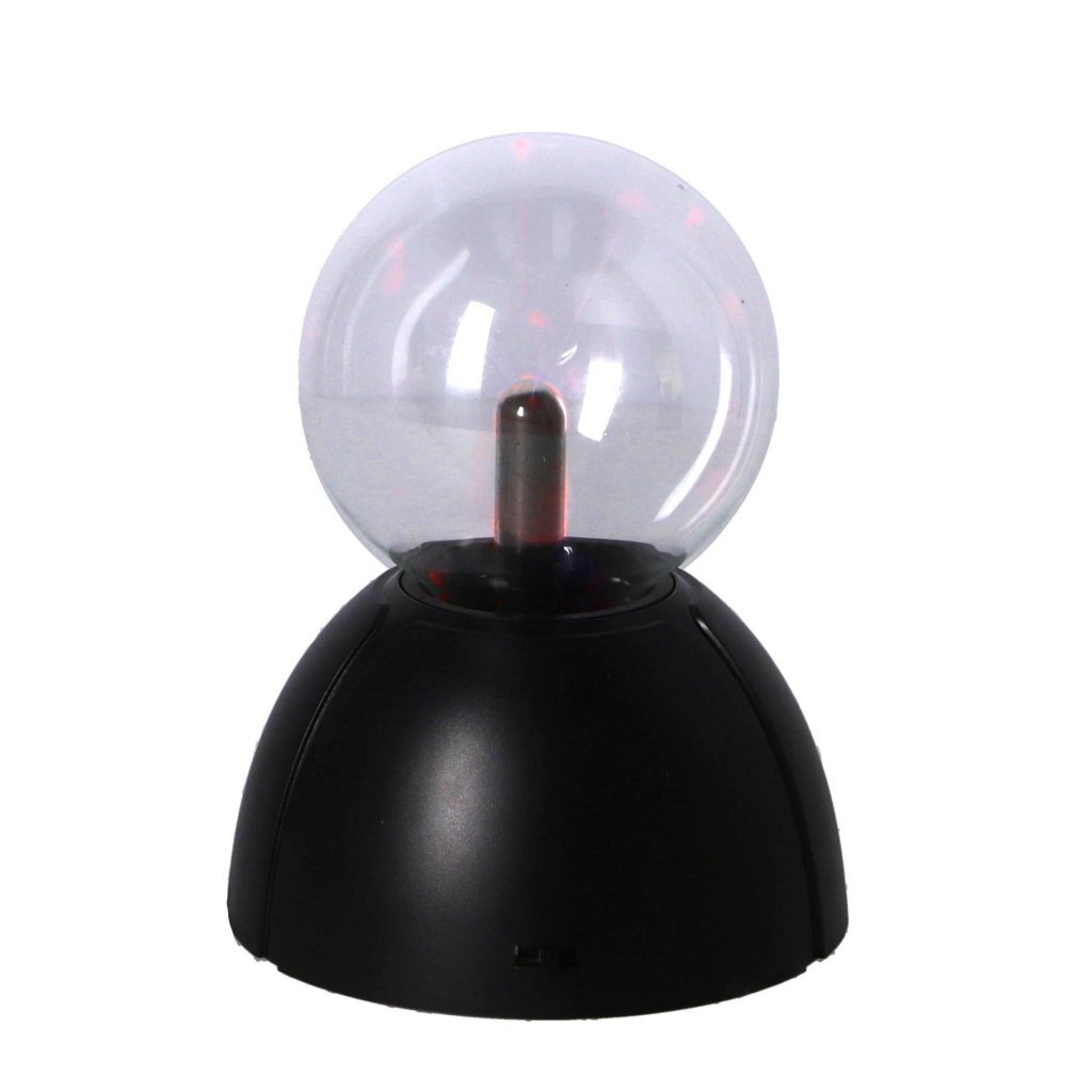 Overige Merken Party time plasma bol 7.5 cm zwart
