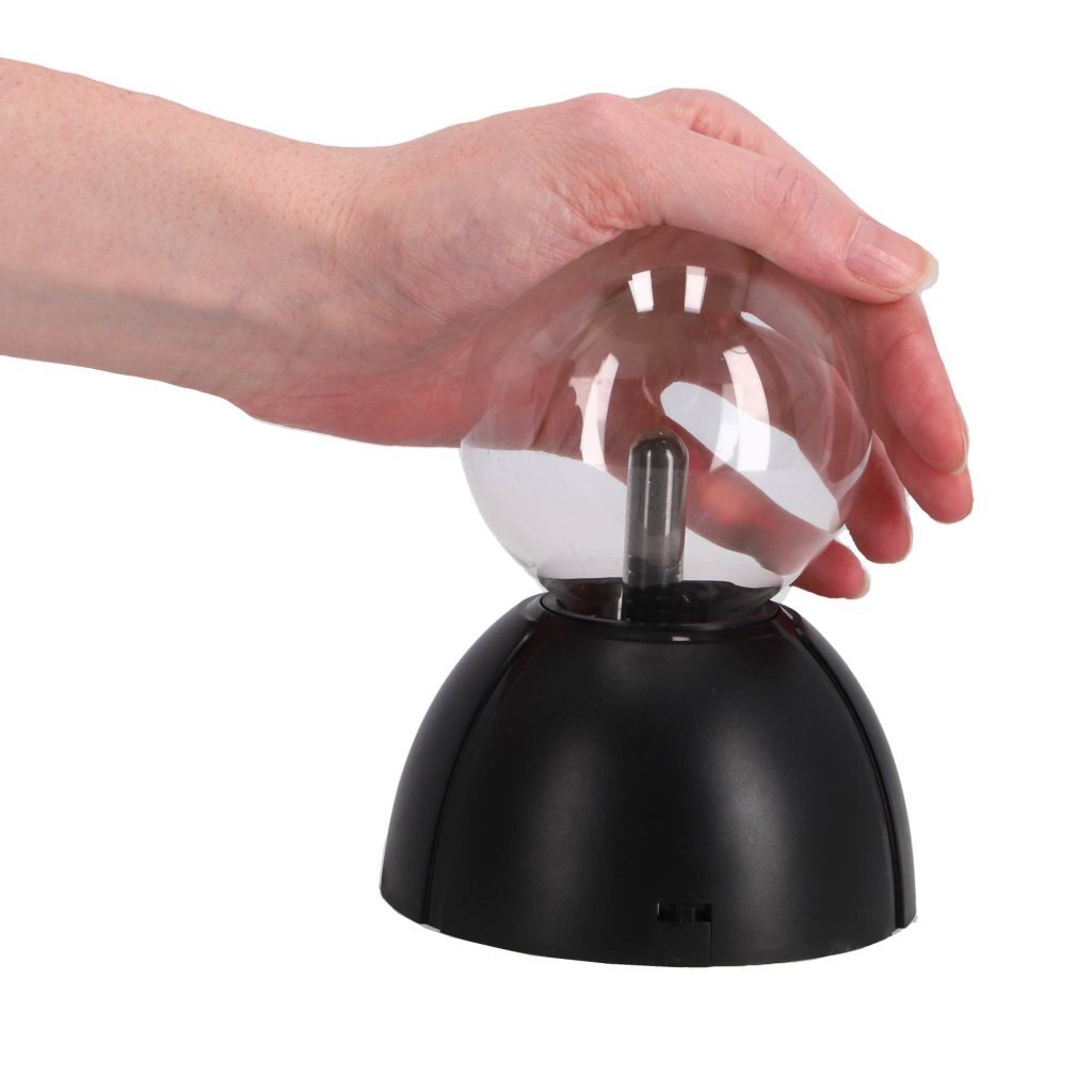 Overige Merken Party time plasma bol 7.5 cm zwart