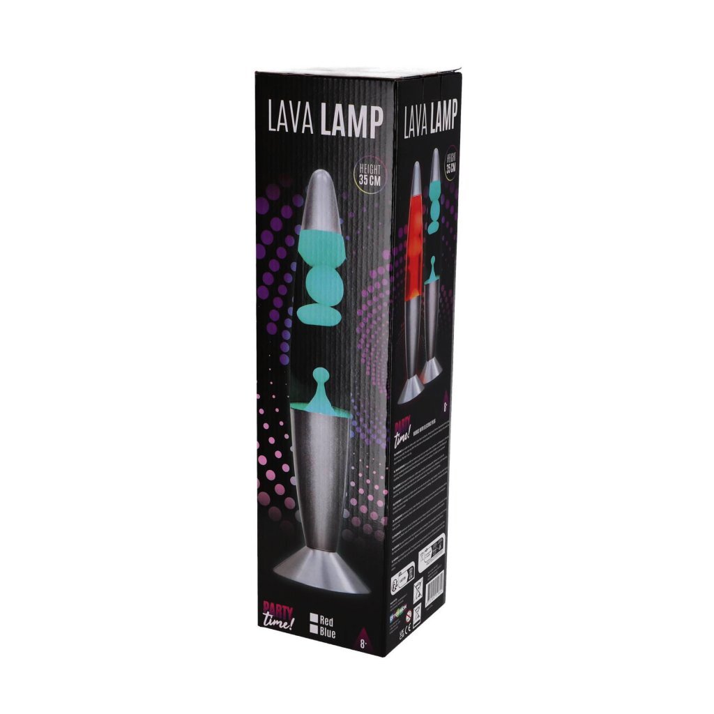 Overige Merken Party time lavalamp 35 cm assorti