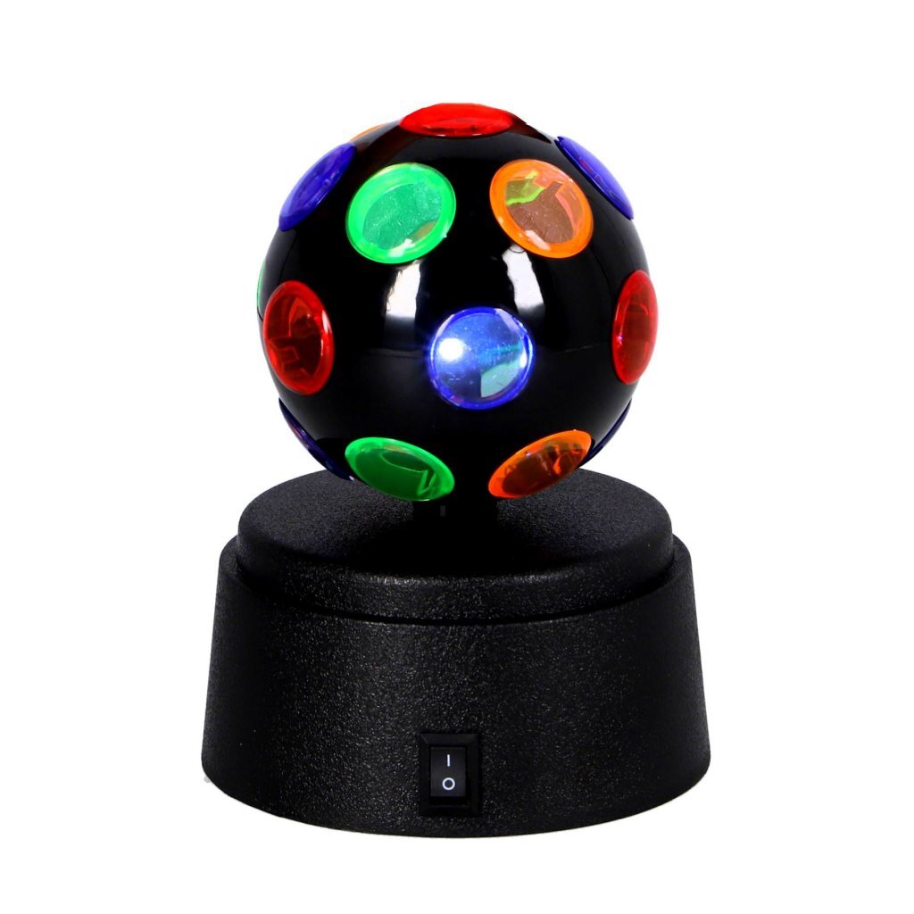 Overige Merken Led mini disco bal zwart