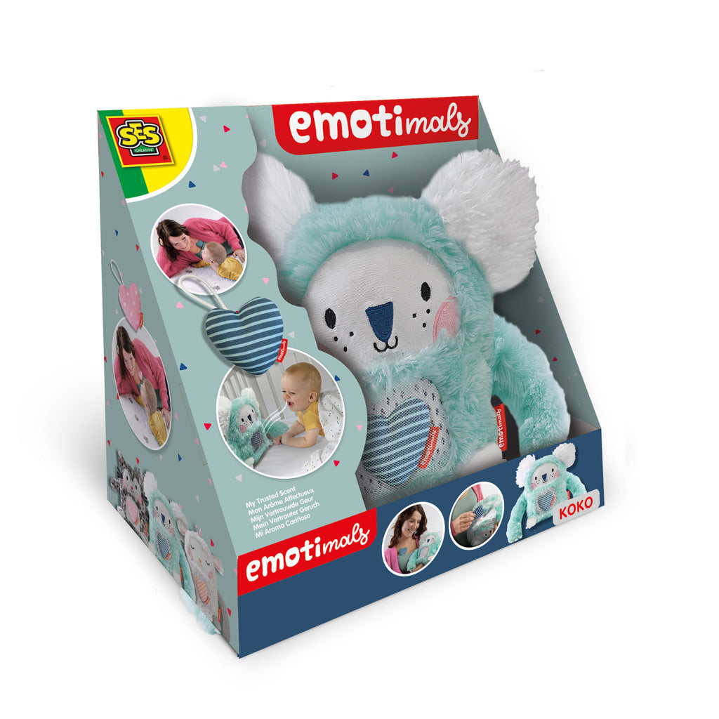 SES Creative emotimals mijn vertrouwde geur koko knuffel