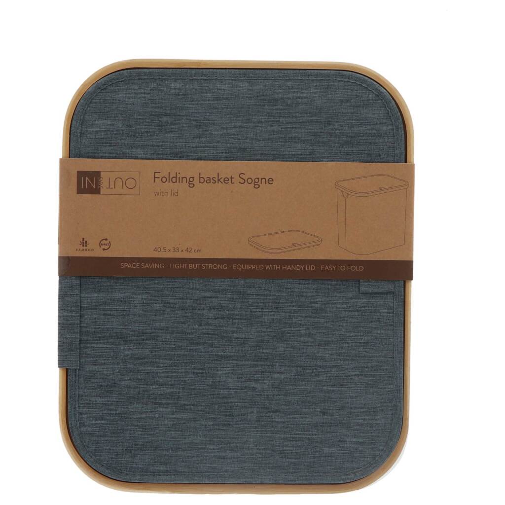 Overige Merken Insideout vouwmand sogne 40.5x33x42 cm blauw