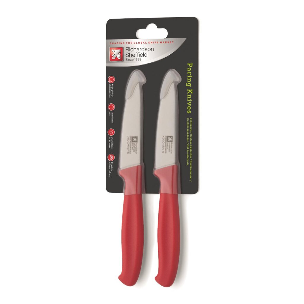 Richardson Sheffield schilmes 2-delig rvs rood