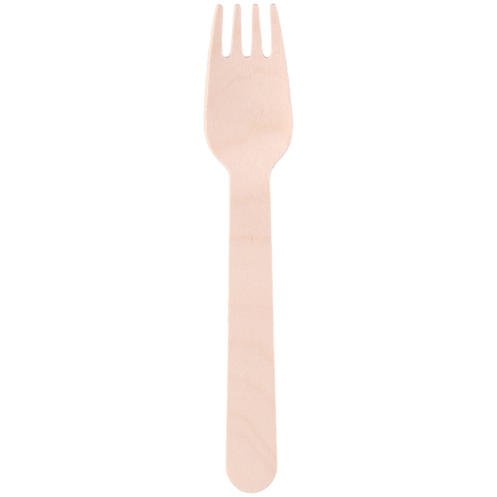 Cuisine Elegance houten vorken 16 cm 12 stuks
