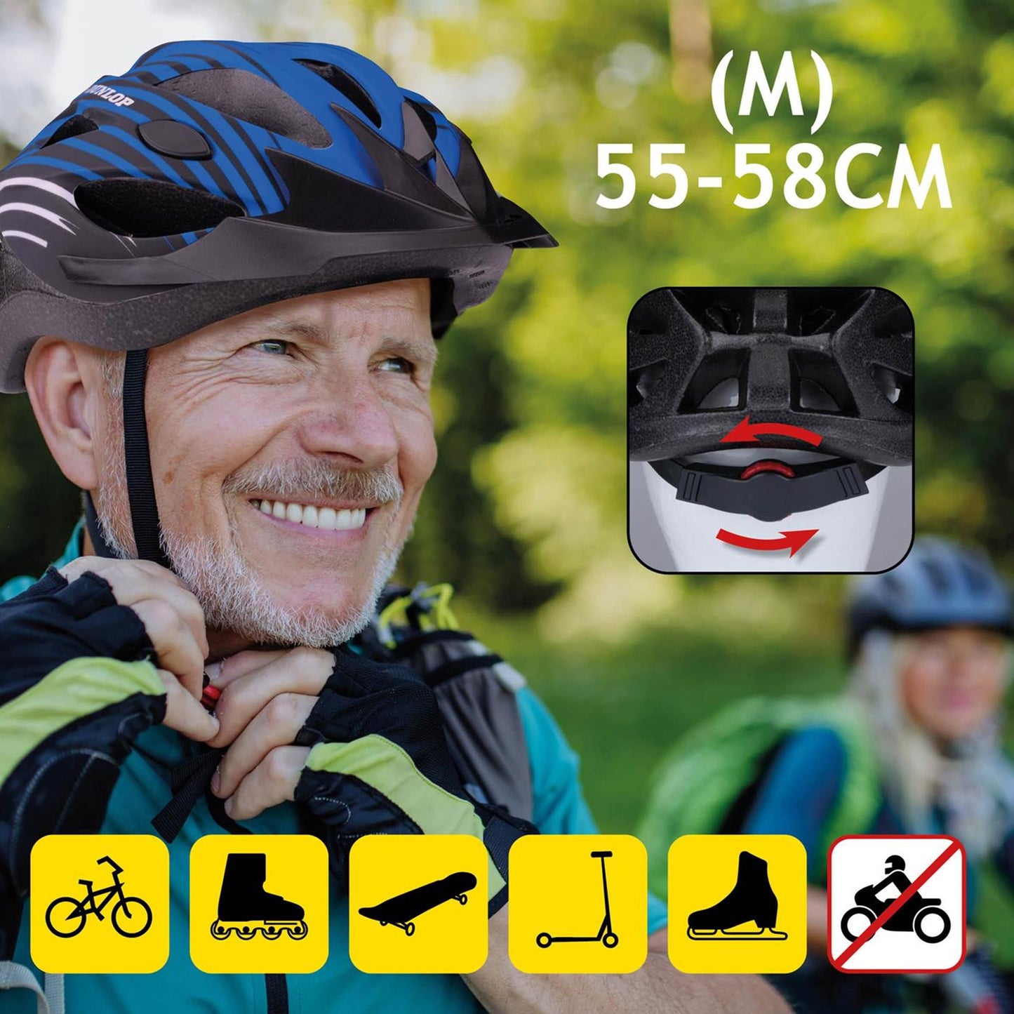 Dunlop fietshelm maat m