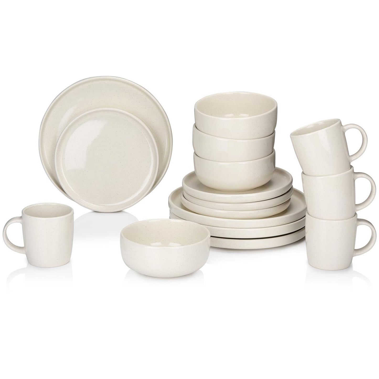 Alpina serviesset 16-delig ø26,5cm wit