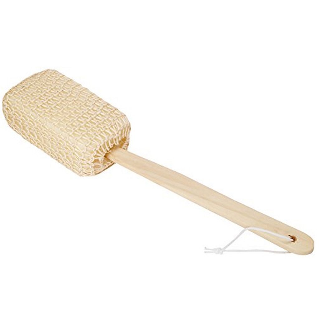 Basic Massagespons met houten handvat