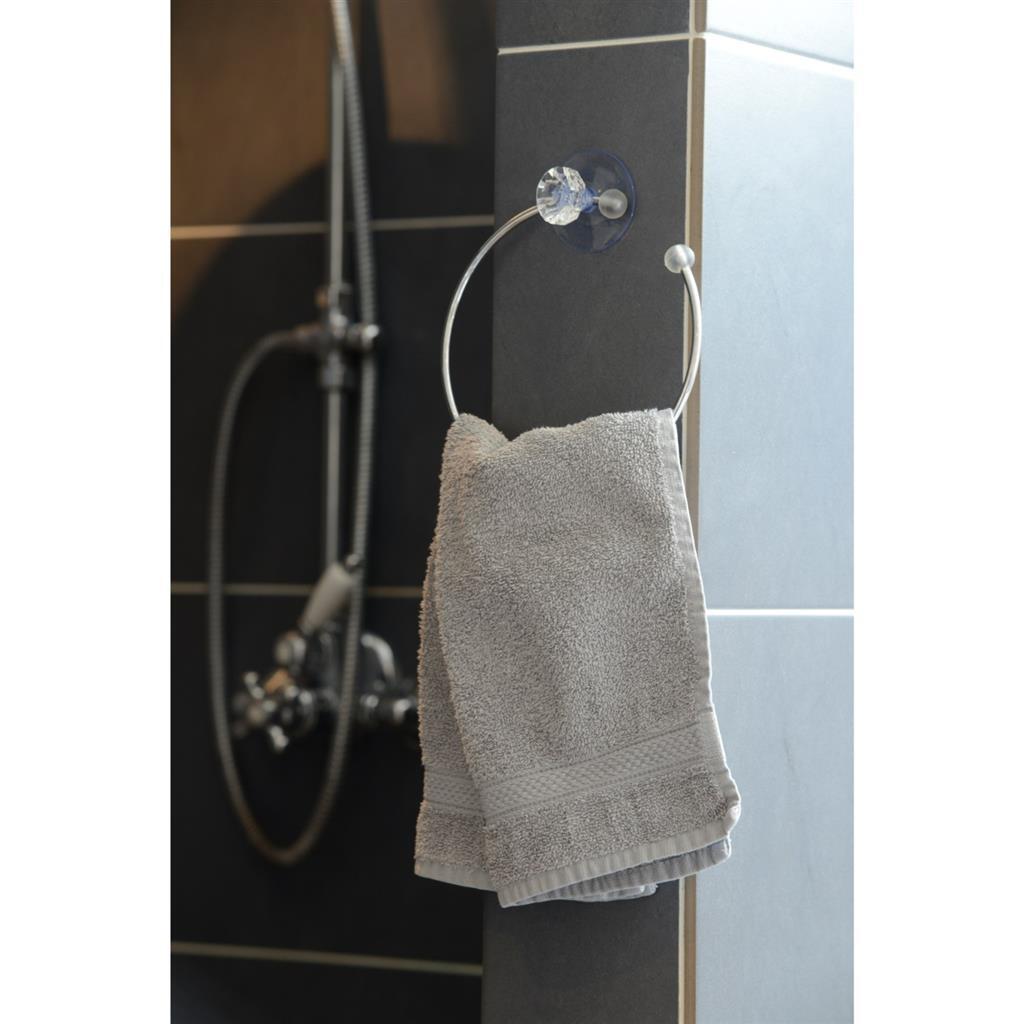 Basic Handdoekhouder met zuignap 15.8x4 cm assorti