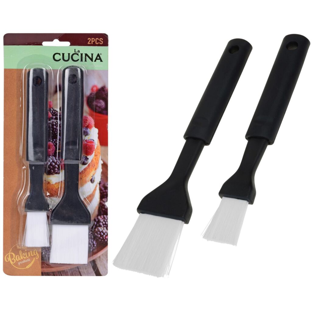La Cucina bakkwasten 2 stuks zwart wit